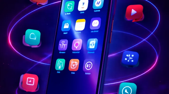 GOOD111 COM Sleek smartphone floating in space